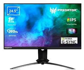 Acer Predator X25 écran plat de PC 62,2 cm (24.5") 1920 x 1080 pixels Full HD LCD Noir