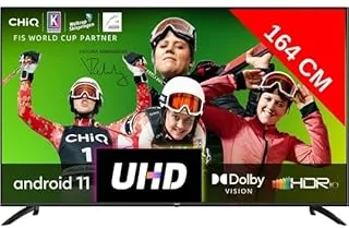 CHiQ U65G7LX TV 165,1 cm (65") Smart TV Wifi Noir 330 cd/m²