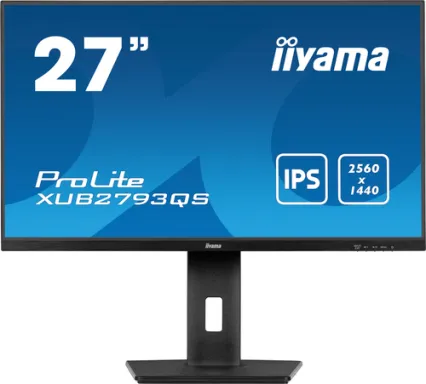 iiyama ProLite XU2793QS-B6 écran plat de PC 68,6 cm (27") 2560 x 1440 pixels 2K Ultra HD LED Noir