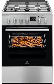 Electrolux LKK664200X Cuisinière Électrique/Gaz Gaz Acier inoxydable A