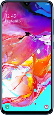 Samsung Galaxy A70 SM-A705F 17 cm (6.7") Double SIM Android 9.0 4G USB Type-C 6 Go 128 Go 4500 mAh Bleu