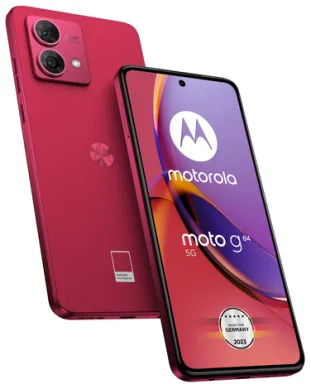 Motorola Moto G Moto G84 16,6 cm (6.55") Double SIM hybride Android 13 5G USB Type-C 12 Go 256 Go 5000 mAh Magenta