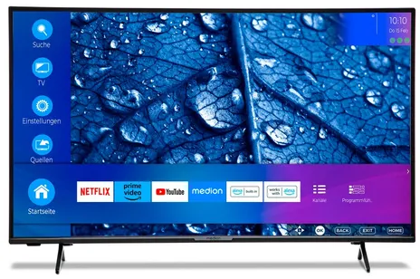 MEDION LIFE P14313 109,2 cm (43") Full HD Smart TV Wifi Noir 300 cd/m²