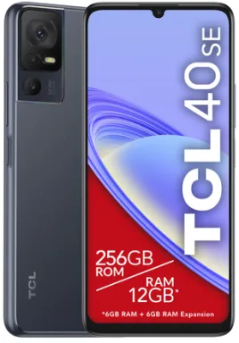 TCL 40 SE 17,1 cm (6.75") Double SIM Android 13 4G USB Type-C 6 Go 256 Go 5010 mAh Gris