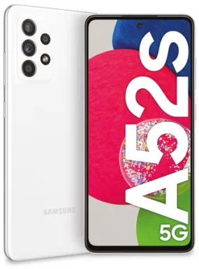 Samsung Galaxy A52s 5G SM-A528BZWDEUE smartphone 16,5 cm (6.5") Double SIM hybride Android 11 USB Type-C 6 Go 128 Go 4500 mAh Blanc