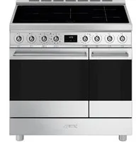 Smeg Symphony C92IPX2 four et cuisinière Electrique Plaque avec zone à induction Acier inoxydable A