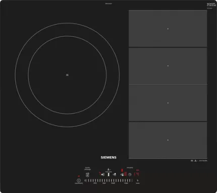 Siemens iQ700 EX611FJC1F plaque Noir Intégré 59.2 cm Plaque avec zone à induction 3 zone(s)