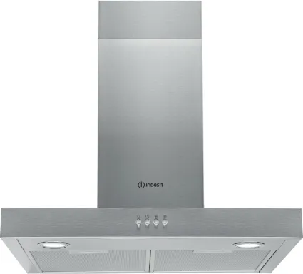 Indesit IHBS 6.5 LM X hotte Montée au mur Acier inoxydable 432 m³/h