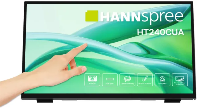 Hannspree HT240CUA écran plat de PC 60,5 cm (23.8") 1920 x 1080 pixels Full HD LED Écran tactile Noir