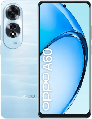 OPPO A60 16,9 cm (6.67") Double SIM Android 14 4G USB Type-C 8 Go 256 Go 5000 mAh Bleu