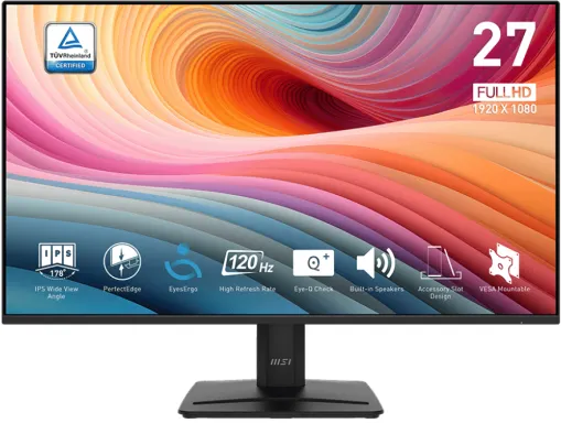 MSI Pro MP275 E2 écran plat de PC 68,6 cm (27") 1920 x 1080 pixels Full HD LED Noir