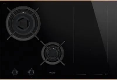 Smeg Dolce Stil Novo PM6743R plaque Noir Intégré 75 cm Combi 4 zone(s)