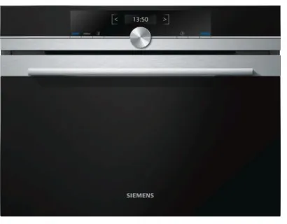 Siemens CF634AGS1 micro-onde Noir, Argent Intégré 36 L 900 W