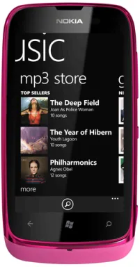 Nokia Lumia 610 9,4 cm (3.7") SIM unique Windows Phone 7.5 3G Micro-USB B 0,25 Go 8 Go 1300 mAh Magenta