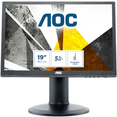 AOC 0 Series I960PRDA LED display 48,3 cm (19") 1280 x 1024 pixels SXGA LCD Noir