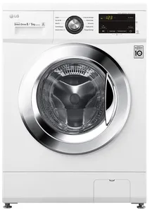 LG F854M22WR machine à laver avec sèche linge Pose libre Charge avant Blanc E