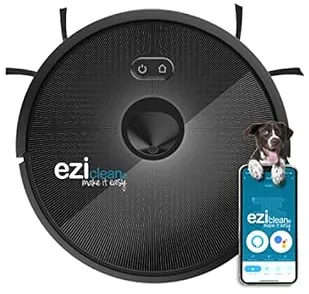 E.ziclean Connect x600 robot aspirateur 0,6 L Sans sac Noir